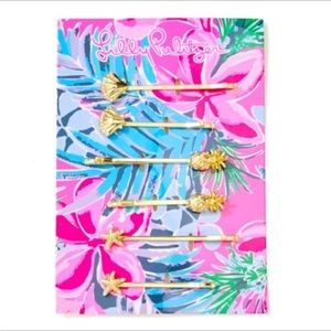 NEW Lilly Pulitzer Hair Pin Set